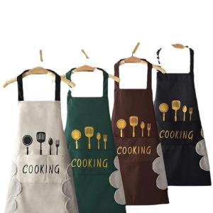Wholesale adult kitchen aprons: Liyue Fashion Apron Home Kitchen