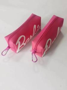 Wholesale waterproof: Customizable Pen Pouch PU Leather Pink Fashion Waterproof Large Capacity Wholesale Can OEM