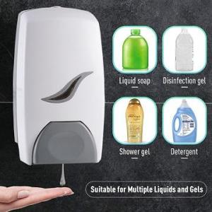 Wholesale silicone bottle: 1L Ecomonic Liquid Soap and Alcohol Gel Hand Sanitizer Dispenser, Bottle & Pouch