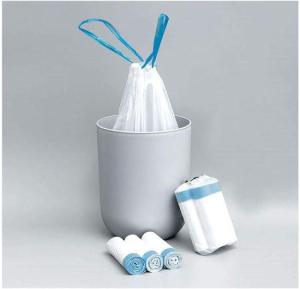 Wholesale garbage bag: Eco-Friendly Drawstring Garbage Bags On Roll: Extra-Durable and Environmentally Conscious!