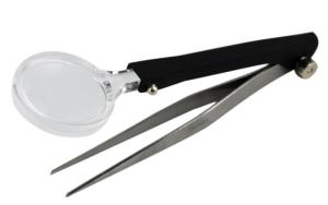 Wholesale h: Tweezers with Magnifier