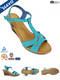 SEAVO Fashion Design Brazil Beach Style Lady Casual Wedge Sandals