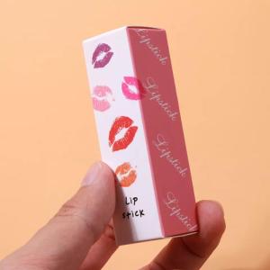 Wholesale wrapping paper: Lip Gloss Bottle Paper Box DIY Lipstick Perfume Essential Oil Tube Wrapping Case Wedding Party Small