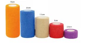 Wholesale elastic bandage: Custom Medical Consumables Wrapped First Aid Tape Elastic Self-Adhesive Breathable Sports Bandage Bl