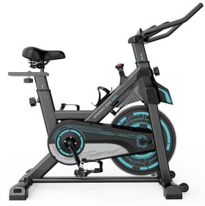 Wholesale fitness equipment: Fitness Equipment Indoor Cycling Bike, Belt Drive Indoor Exercise Bike Stationary LCD Monit