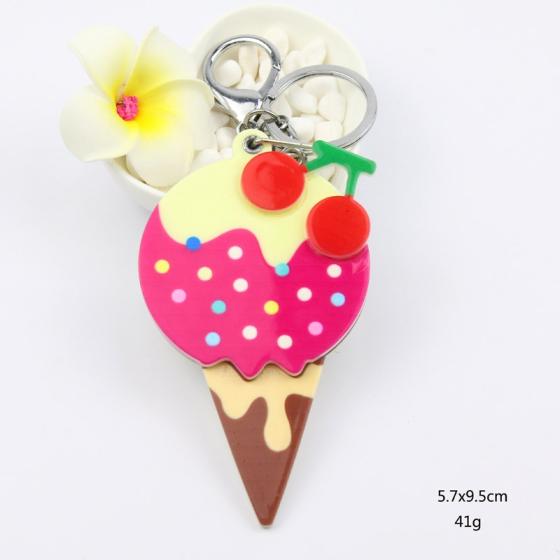 Sell cherry Ice cream keychain 