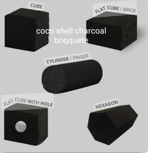 Wholesale natur product: Coco Shell Charcoal Briqquete