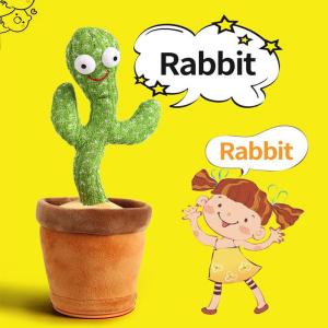 Wholesale child clothes: Toys Dancing Cactus Talking Cute Doll Talking Recording Repeat Talking Toys Kawaii Cactus Children's
