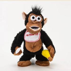 Wholesale toys: Monkey Stuffed Animals Electric Interative Banana Chimpanzee Plush Toys Walking Crying Grilla Plush