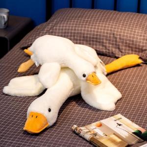 Wholesale polyester sofa fabric: Big White Goose Plush Toy Stuffed Animal Toy Goose, Giant Plush Pillow Popular Plush Duck for Home A
