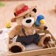Children's Electronic Interactive Toy Teddy Bears Sing and Wiggle, and Stuffed Cowboy Teddy Bears St
