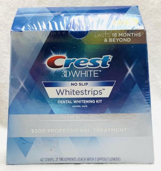 CREST 3D Whitestrips Professional Effects 20 Strips 10 Pouches No Slip ...