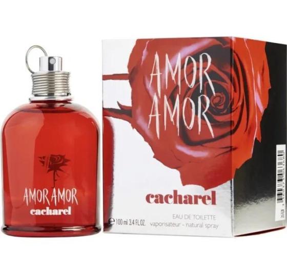 AMOR AMOR by Cacharel Perfume 3.3 / 3.4 Oz EDT for Women New in Box.
