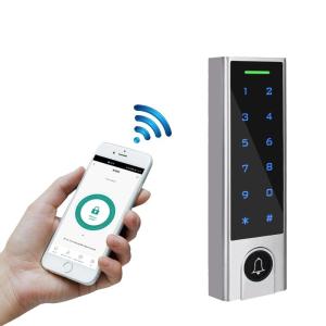 Wholesale 125khz rfid card: Secukey Waterproof Access Control Touch Keypads Tuya WiFi Smart Phone for Wooden Door