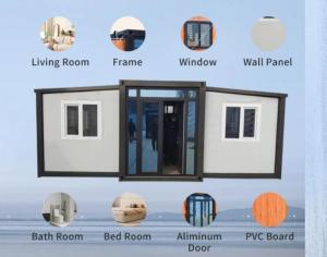 Wholesale mobile: Expansion Box Mobile Room Outdoor Expansion Box 3-IN-1 Foldable Living Box Double Wing Folding Room