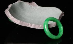 Wholesale Rings: Imitation Jade Ring Wholesale Ice Blue Water Jade