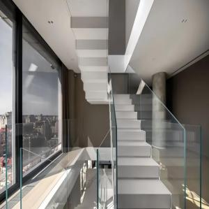 Wholesale curved tempered glass: Frameless Glass Railing