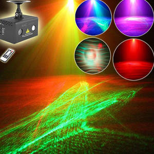 Wholesale wedding gift: Remote Aurora Laser Light Professional Stage Lighting Equipment  LED Stage Party Disco DJ Home Ligh