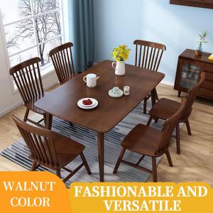 Wholesale wood table: Northern Europe Solid Wood Dining Table and Chairs