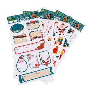 Wholesale custom gift: Custom Printing Christmas Gift Label Sticker