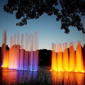 Wholesale china fountain: Chinese Musical Water Fountain with DMX512 Underwater Light