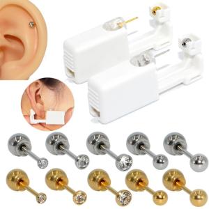Wholesale nickel oxide: Disposable Sterile Ear Piercing Unit Cartilage Tragus Helix Piercing Gun
