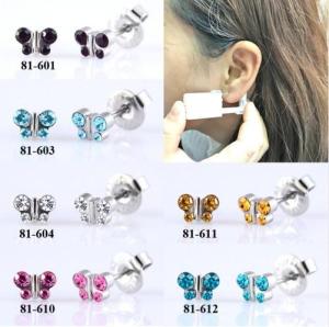 Wholesale earrings: Butterfly design Sterile Disposable Ear Piercing Unit Gun For Cartilage Tragus