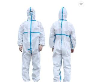 Wholesale protective clothing: Wholesale SF Disposable Coverall Protective Clothes for Medical Coverall Safety Medical Coveralls