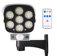 Remote Control Human Body Induction Motion Sensor Street Spotlight Simulation Monitoring Camera LED