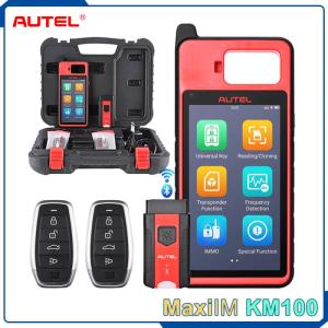 Wholesale automatic tap: Autel Maxiim KM100 IMMO Auto Key Programmer Diagnostic Tool Learning Chip Free Update Lifetime One-M