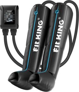 Wholesale boot massager: FIT KING Professional Air Compression Leg Recovery System Rechargeable Portable