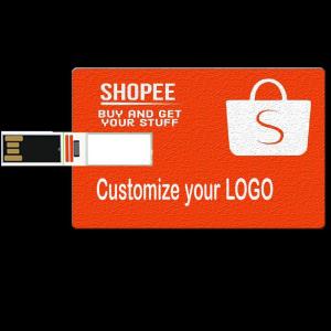 Wholesale custom usb flash drive: Customized Company LOGO Colorful Photo Credit Card USB Flash Drive
