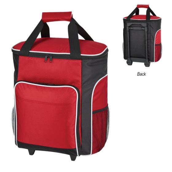 Popular Rolling Cooler Bags,Retractable Auto Lock Handle,Rolling with