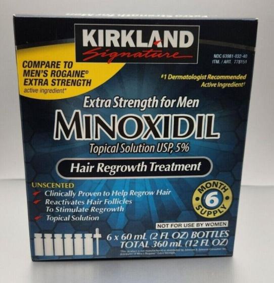 Kirkland Signature Hair Regrowth 5% Minoxidilsing Foam for Men 6 Months ...