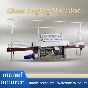 Wholesale flat glass processing: Linear Glass Edging Machine 9 Grinding Head Glass Edging Machine