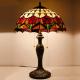 Tiffany Table Lamp Werfactory Tulip Stained Glass Reading Desk Light