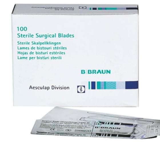 BBraun Disposable Surgical Blade Stainless Steel No:11 No:10(id ...