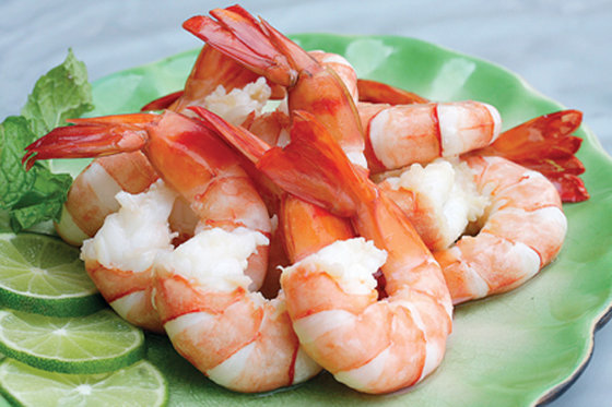 Giant Tiger Shrimp Cooked