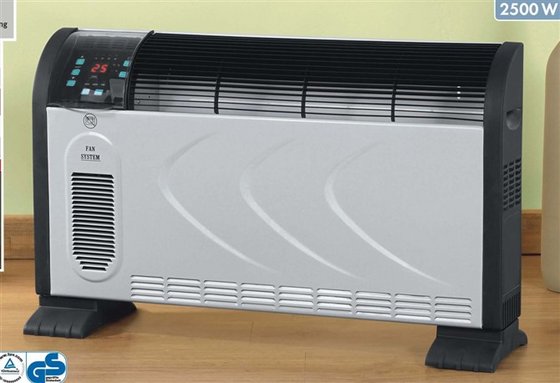 convector heater with remote control