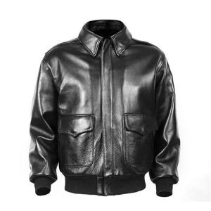 Wholesale jackets: Leather Bomber Jacket
