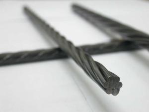 Wholesale pc strand: High Carbon 7 Wire 9 53mm Low Relaxation Post Tensioned Cable PC Steel Strand