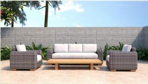 Wholesale cushions: Outdoor Wicker Sofa Set