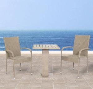 Wholesale rattan chairs: Bistro Table and Chair