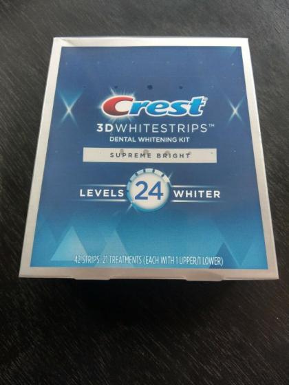 Crest 3D Whitestrips Supreme Bright - Levels 24 Whiter(id:11426904 ...