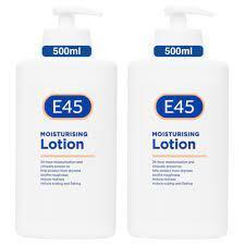 Wholesale Face Cream & Lotion: E45 Moisturising Lotion Pump - 500g - Dermatological - Skin Care Cream