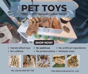 Wholesale price tag: The Best Toy for Your PET/ Coffee Wood Chew/ Dog Chew Stick/ Chewing Toys Coffee Wood Low Price