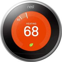 Nest Learning Thermostat - 3rd Generation - Smart Thermostat - Pro Version - Works with Alexa.