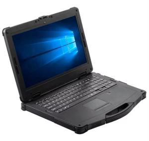 Wholesale notebooks: Professional OS Industrial 15.6 Inch Laptop Rugged Notebook with Fingerprint Recognition