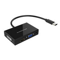 USB 3.0 To HDMI DVI VGA Multi Display External Graphics Card