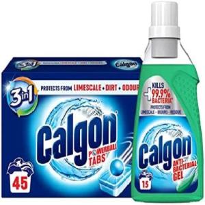 Wholesale tablets: Calgon Water Softener Powerball 3-IN-1 Washing Machine Limescale 45 Tablets